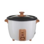 Nasco Cuiseur De Riz - NAS-RC1,8WM - 1.8L/Couvercle En Verre/700W/Blanc-Bois/4Pcs/Ct/Indicateur Lum.